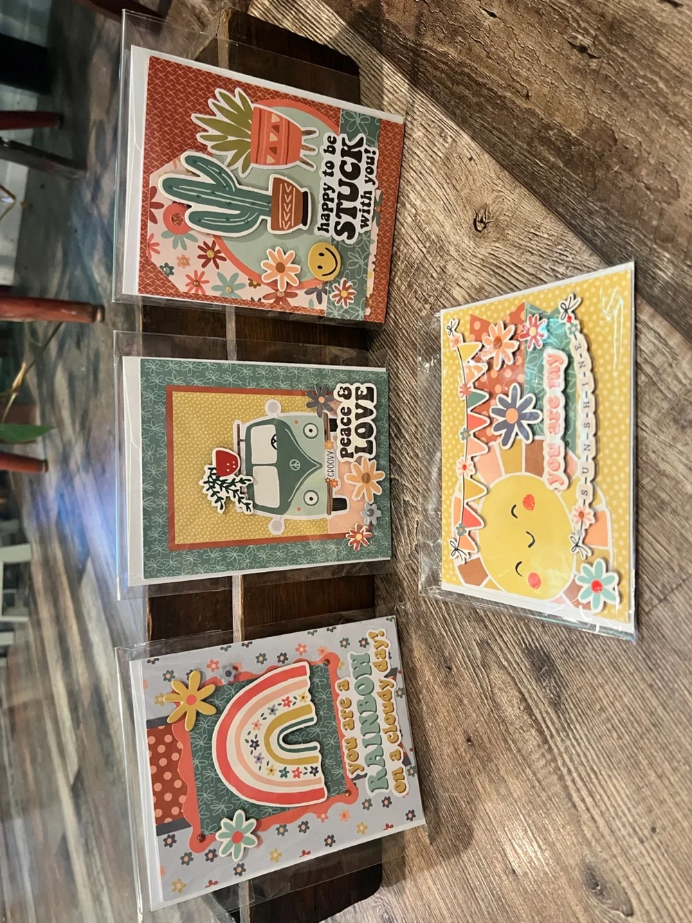 Cute Assorted Greeting Cards Set - Multicolor